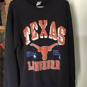 Texas Longhorns Crewneck Sweater - Black A202